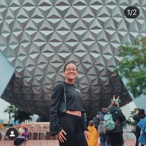 Fila long sleeve crop top